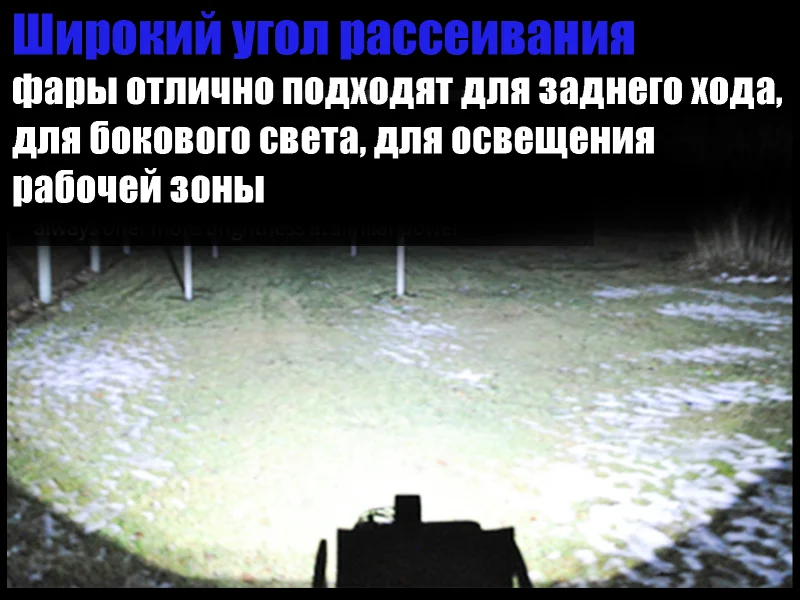 4 диода 40 Вт. панорамный свет Aurora ALO-2-E12T 7