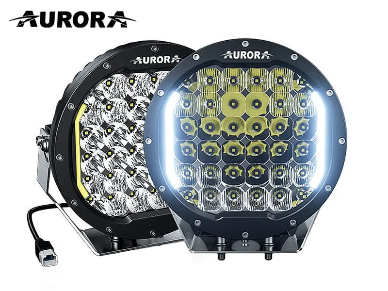 Светодиодная оптика Aurora 7 дюймов, 32 диода 160 W круглая комбинированная ALO-R-7-P7E7DH