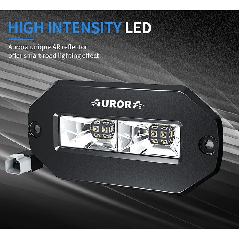 Светодиодная фара дополнительного света Aurora 4 диодов 40W ALO-EL-4-E13T 1