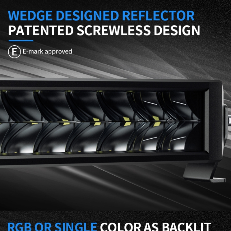 Светодиодная балка ALO-D8-30-R5Y1-Q 60 диодов 300W + RGB 2