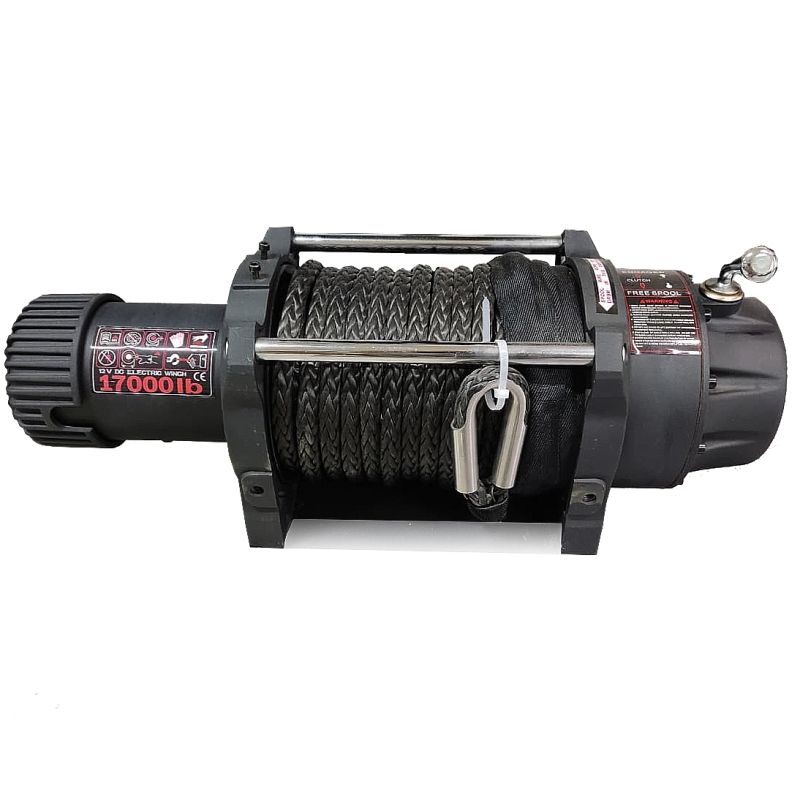 Лебёдка EPIK SCE 17000S синтетический трос 24V