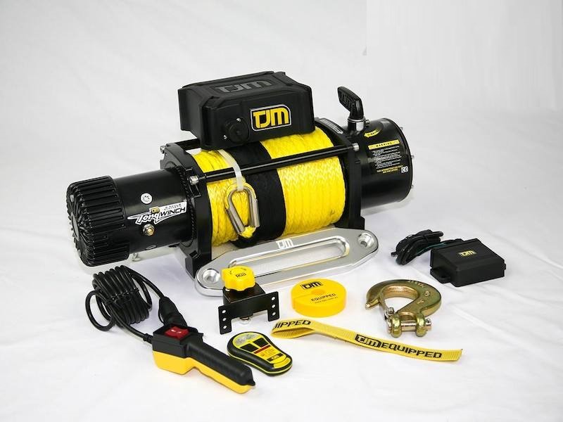 Лебедка TJM 9500LB синтетический трос 12В