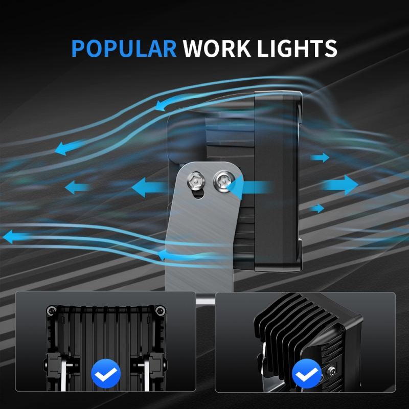 Светодиодная фара комбинированного свет 120W ALO-M-W-4-C27T3 3