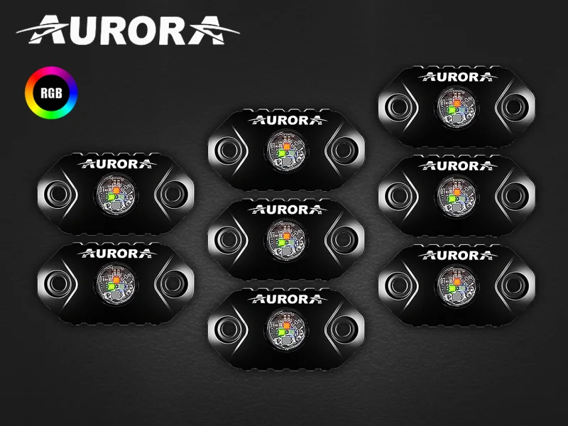 Светодиодная подсветка Rock Light 8 модулей ALO-Y1D-2-RGB-D8